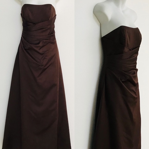 Chic ALFRED ANGELO Classic STRAPLESS Evening Gown Dress Size 4 - Picture 9 of 16